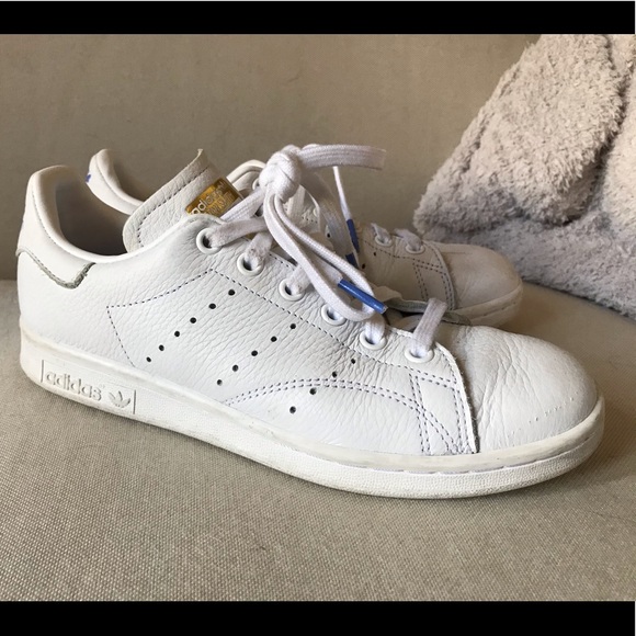 stan smith blue gold